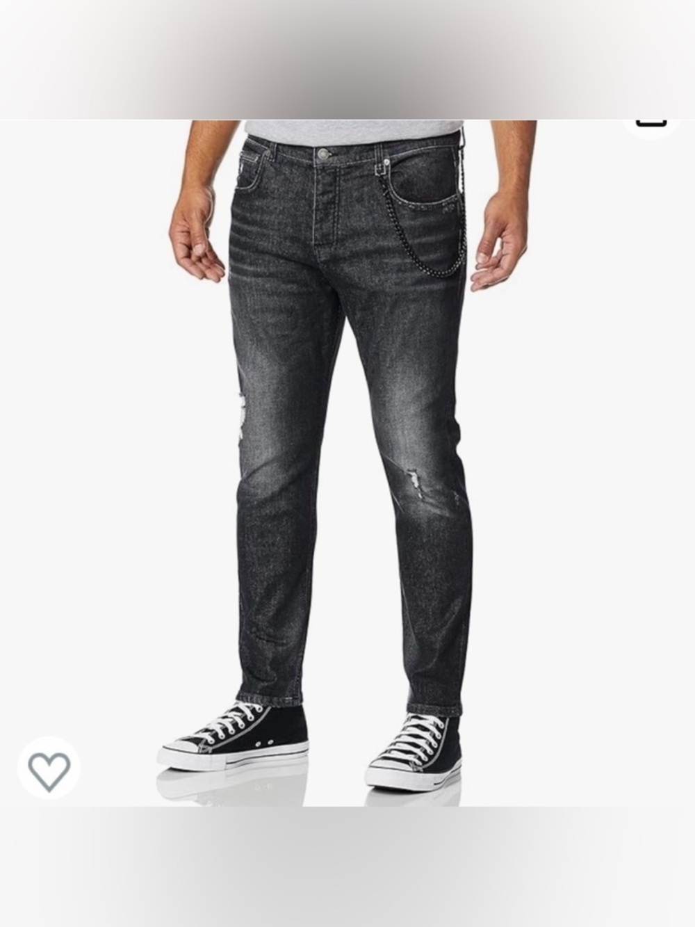 The Kooples Fitted Denim Jeans Distressed Ripped Size 30